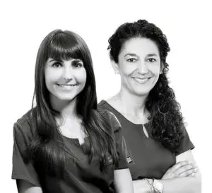 Laura Blas y Gemma Albertos - Responsables del Área de Higiene y Blanqueamiento dental